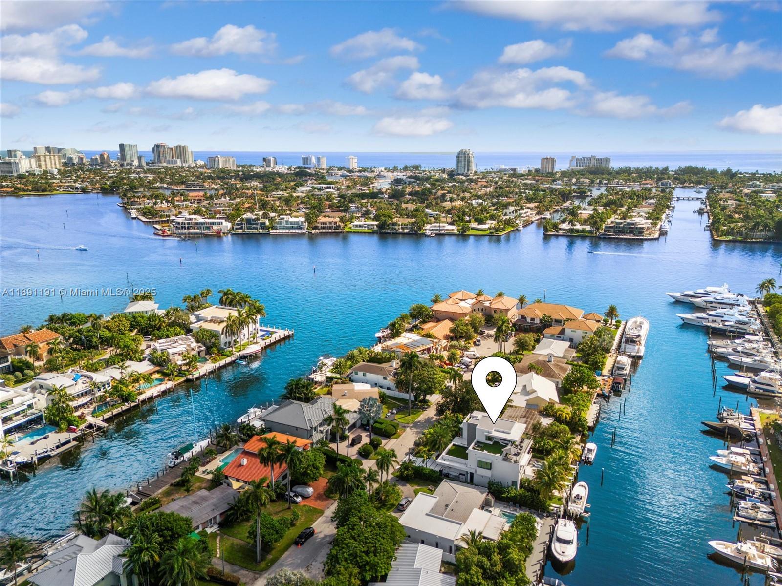 1736 Southeast 14th Street Fort Lauderdale, FL 33316 - Photo 5 of 54 an aerial view of residential houses with outdoor space