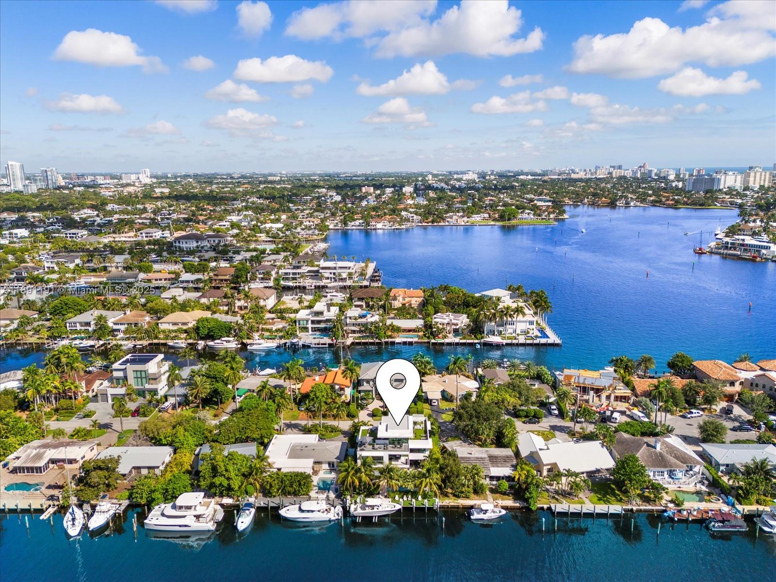 1736 Southeast 14th Street Fort Lauderdale, FL 33316 - Photo 54 of 54 an aerial view of multiple house
