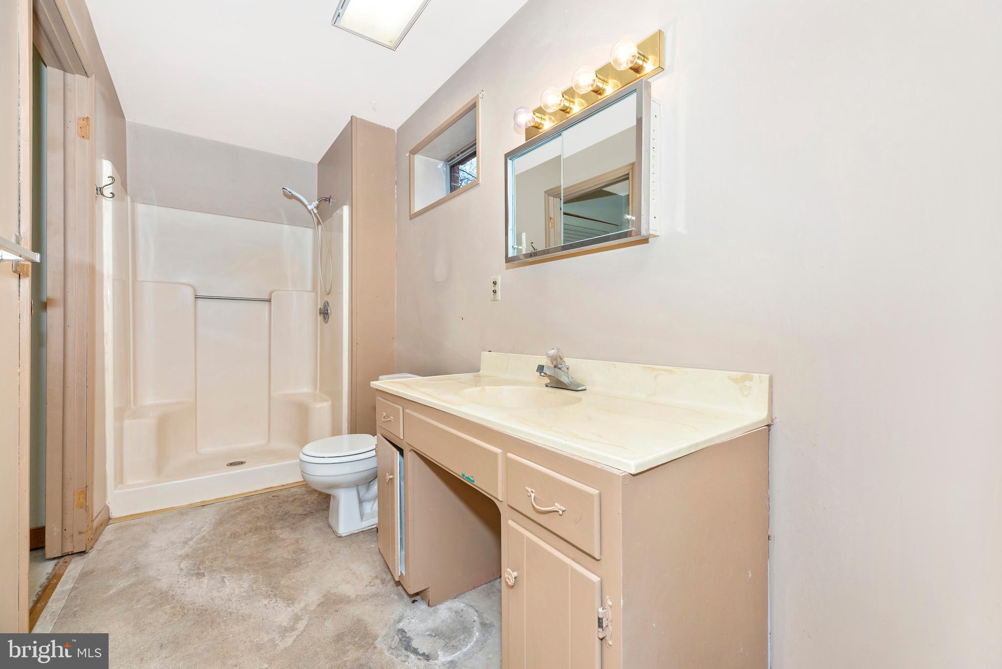 8009 Edgewood Church Road Frederick, MD 21702 - Photo 20 of 42 a bathroom with a sink toilet and shower