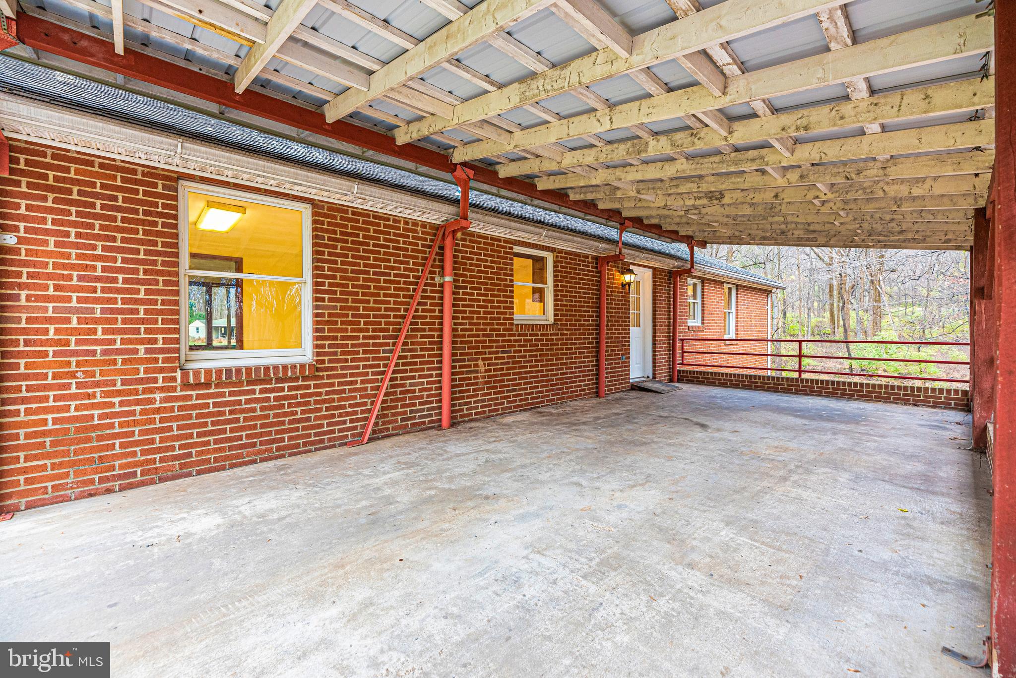 8009 Edgewood Church Road Frederick, MD 21702 - Photo 5 of 42 a view of a room with wooden walls