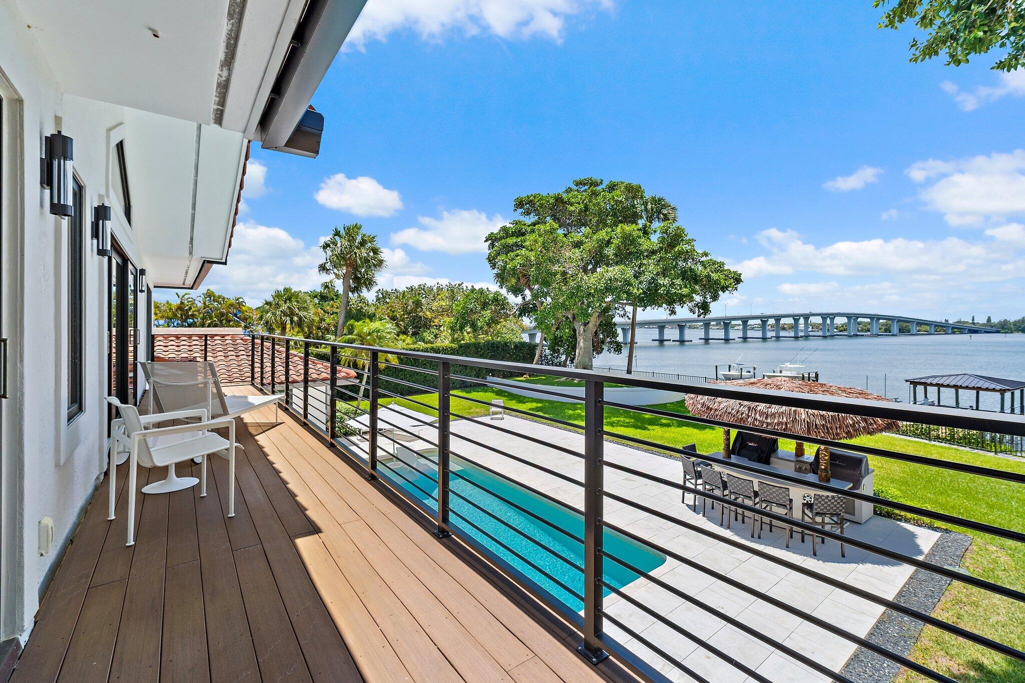 9 North River Road Stuart, FL 34996 - Photo 18 of 24 a view of balcony with furniture