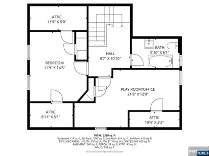 $999,000 | 17 Mendl Terrace, Montclair, NJ 07042
