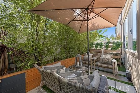 945 Sunlit Lane Costa Mesa, CA 92626 - Photo 3 of 31 a view of yard from deck with patio