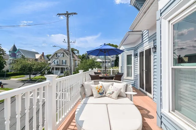 a view of balcony and patio