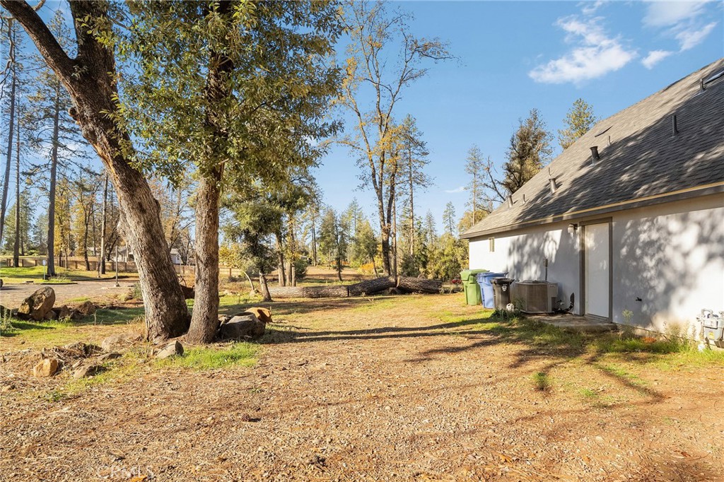 6033 Pentz Road Paradise, CA 95969 - Photo 47 of 54 a view of yard covered with snow in front of house