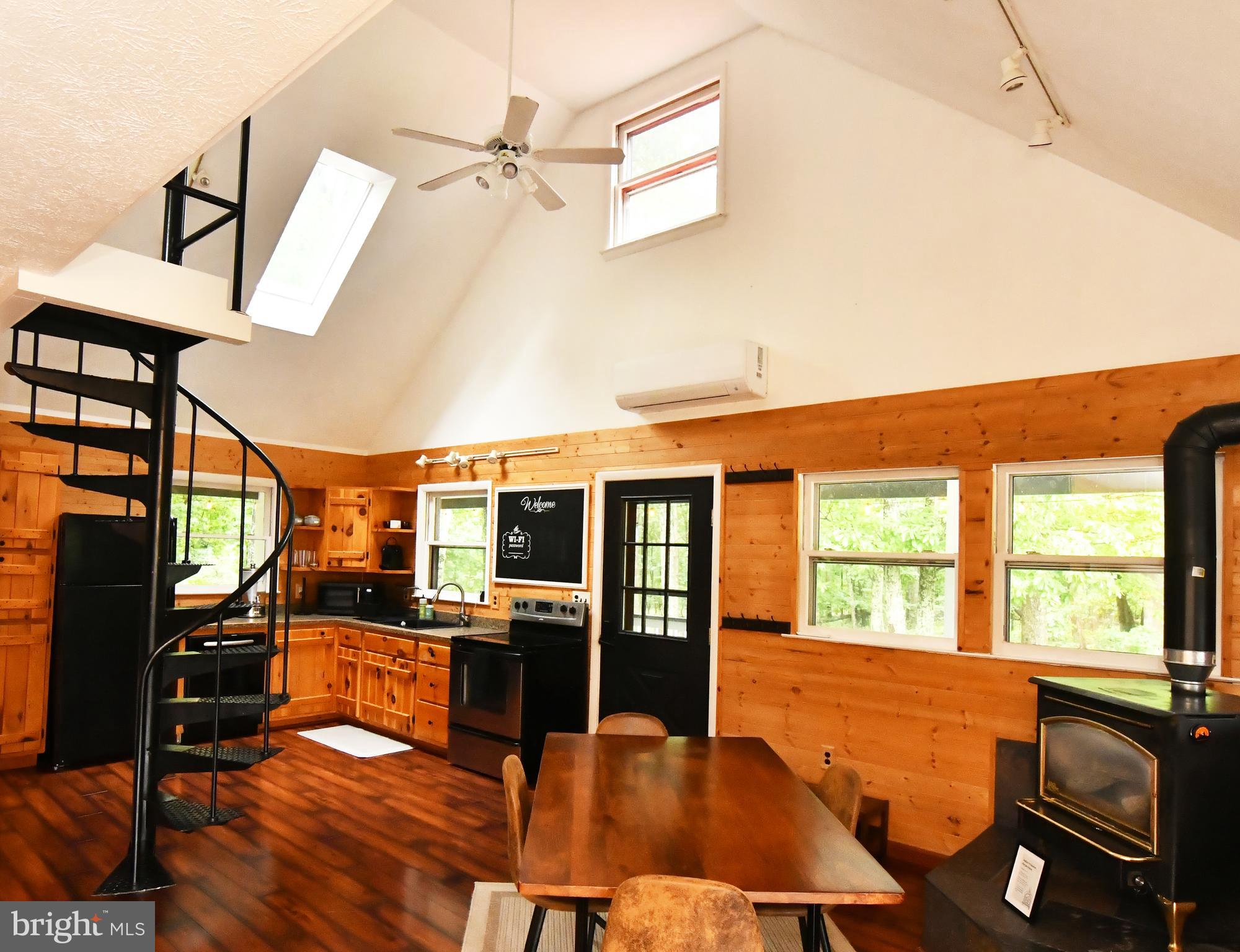 513 Cardinal Drive Rio, WV 26755 - Photo 18 of 55 Skylight and ceiling fan in kitchen/dining