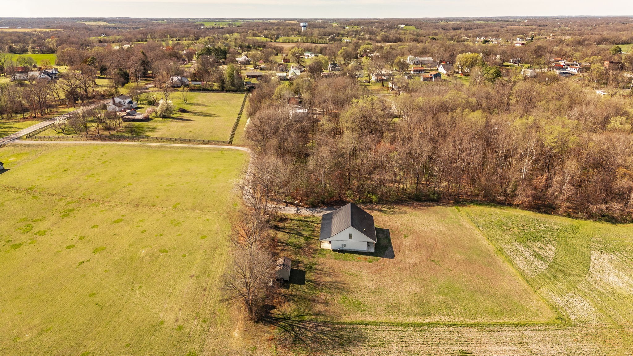 223 Cedar Hill Road Adams, TN 37010 - Photo 14 of 51 an aerial view of residential houses with outdoor space