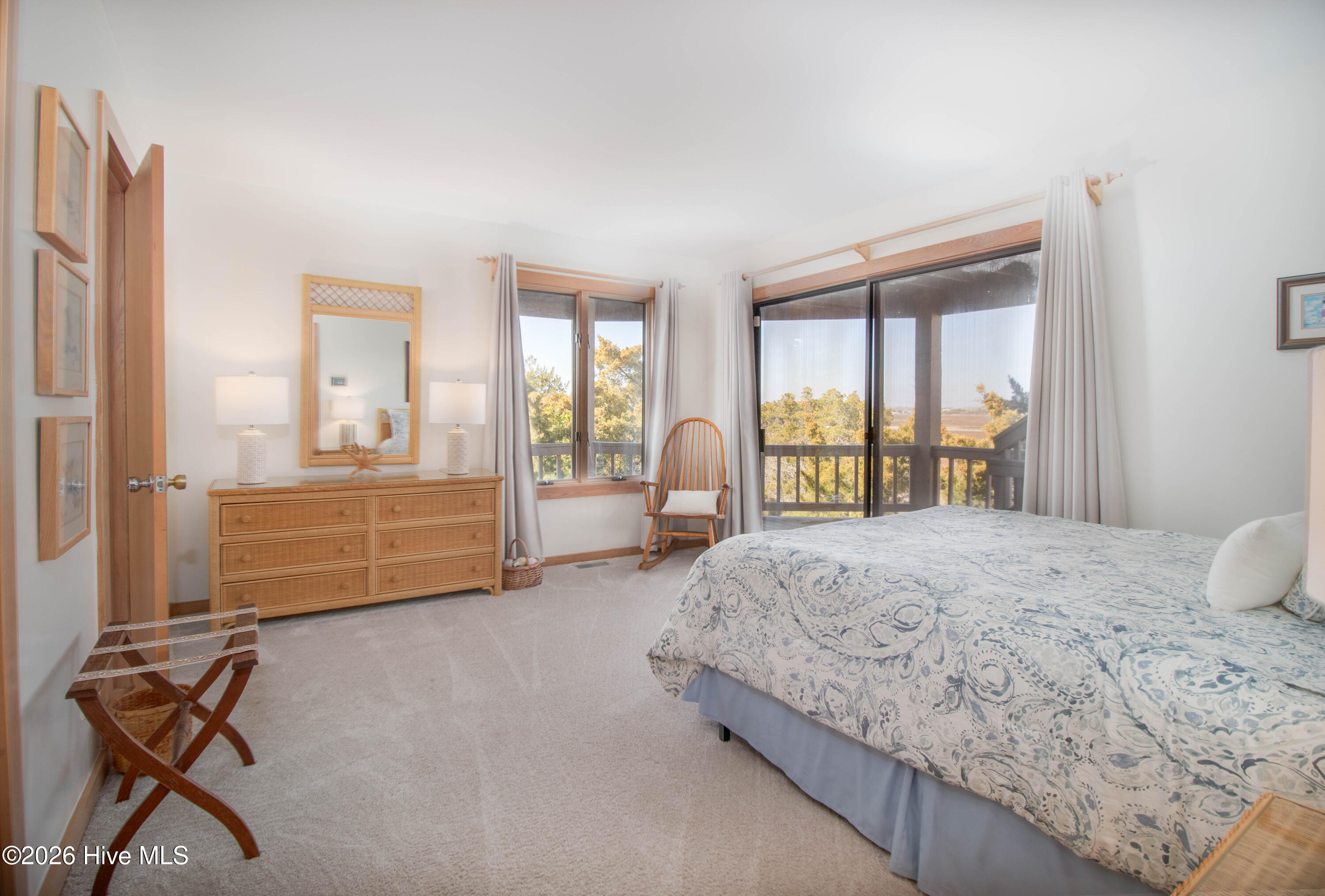403 Beach Road North Wilmington, NC 28411 - Photo 19 of 26 Back bedroom overlooking the marsh