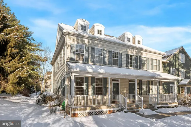 a front view of a building