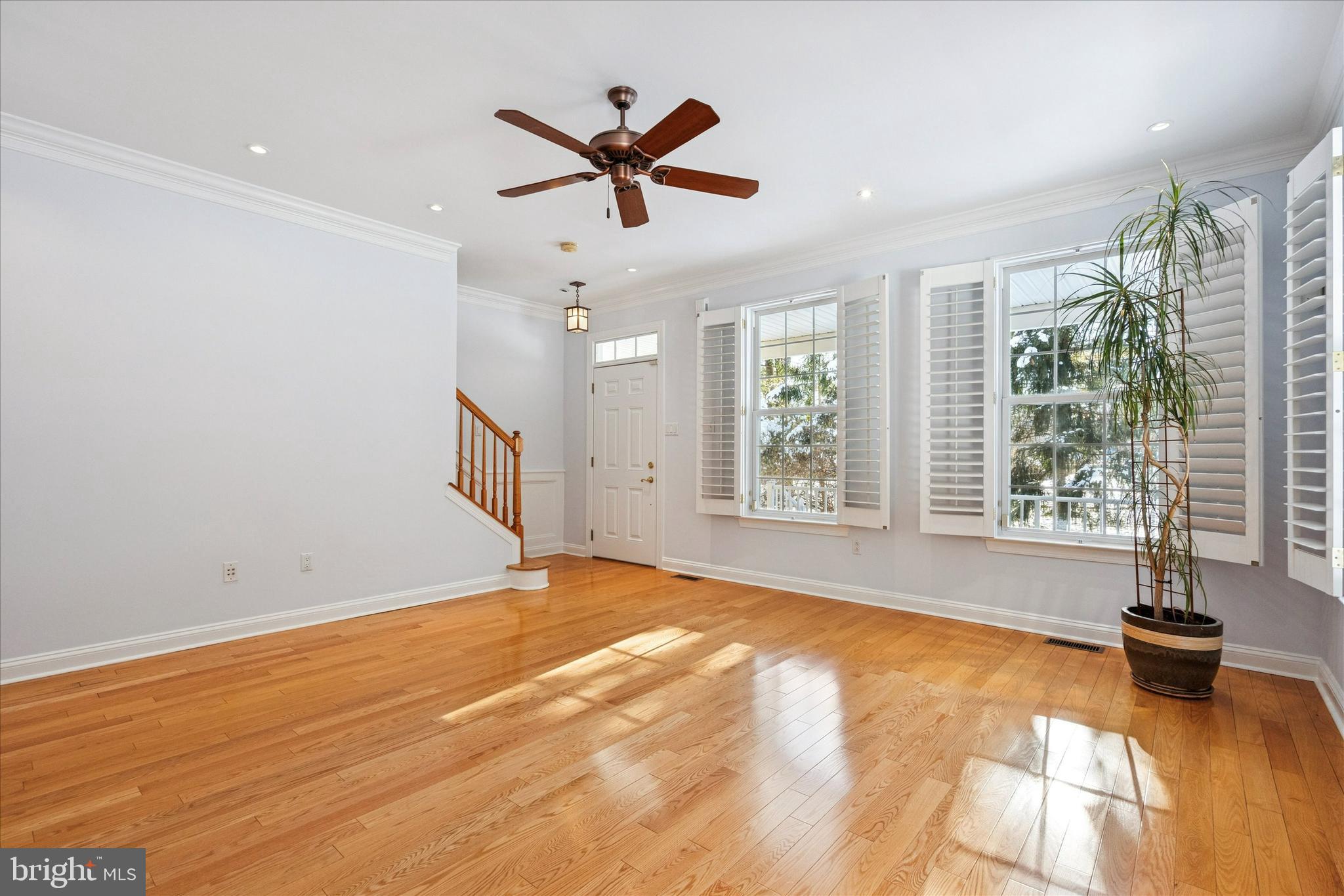 6 Edison Lane Doylestown, PA 18901 - Photo 5 of 41 a view of a livingroom with a ceiling fan and window