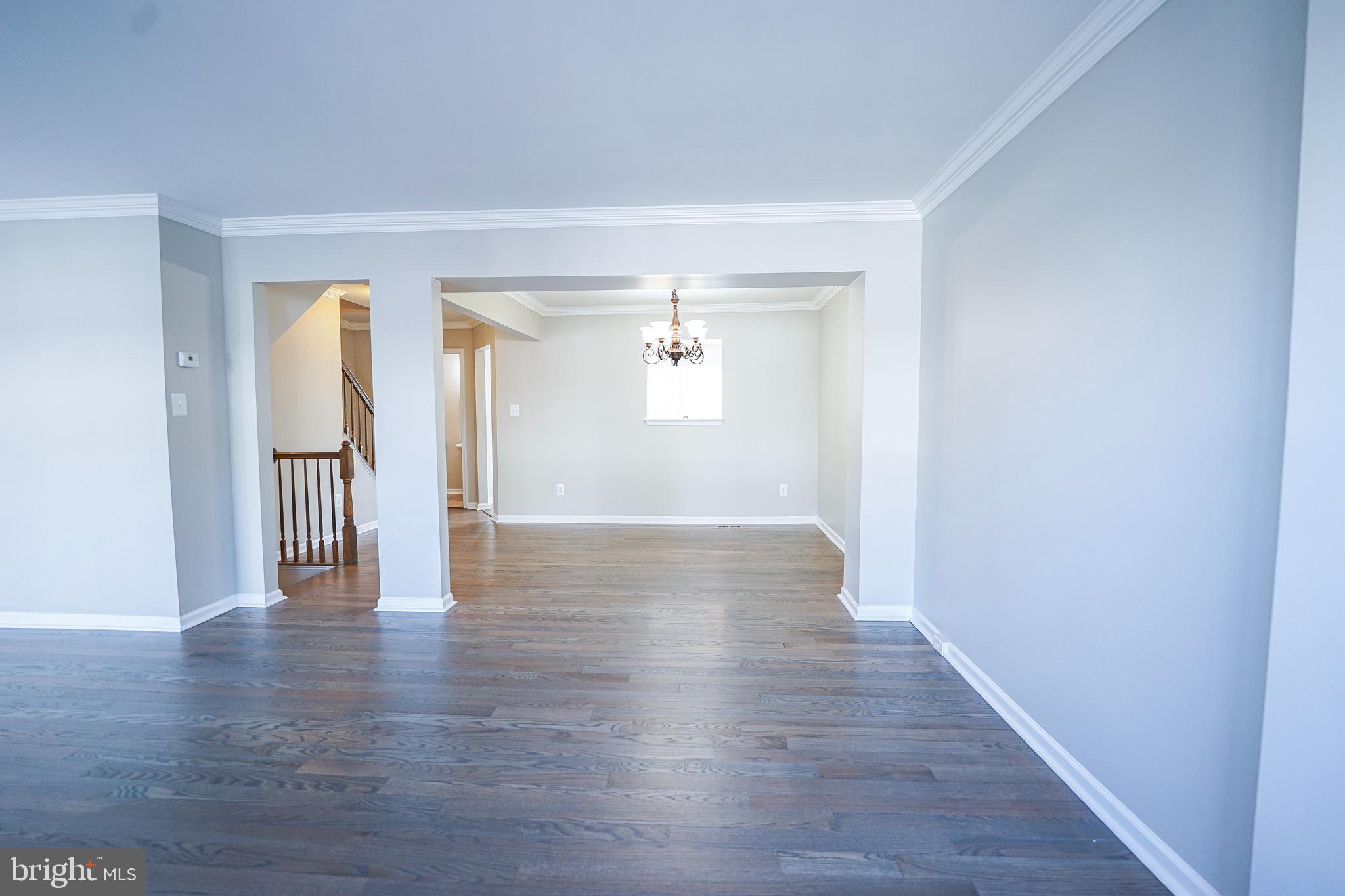 862 Vanderbilt Terrace Southeast Leesburg, VA 20175 - Photo 13 of 41 Formal Dining/Living Room with crown molding