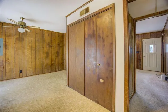 a view of a bathroom with shower