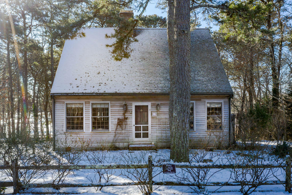 95 Cannon Hill Road Wellfleet, MA 02667 - Photo 31 of 36 a front view of house with yard