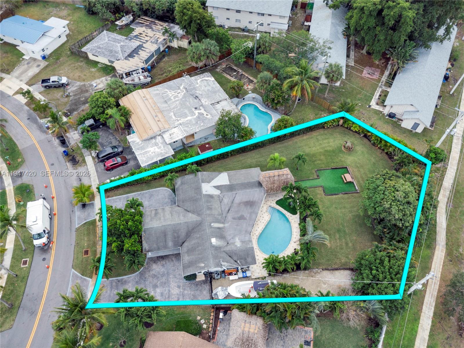 1405 Southwest 4th Terrace Pompano Beach, FL 33060 - Photo 2 of 44 an aerial view of a house