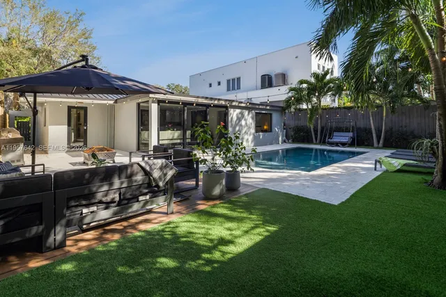 a view of outdoor space and patio