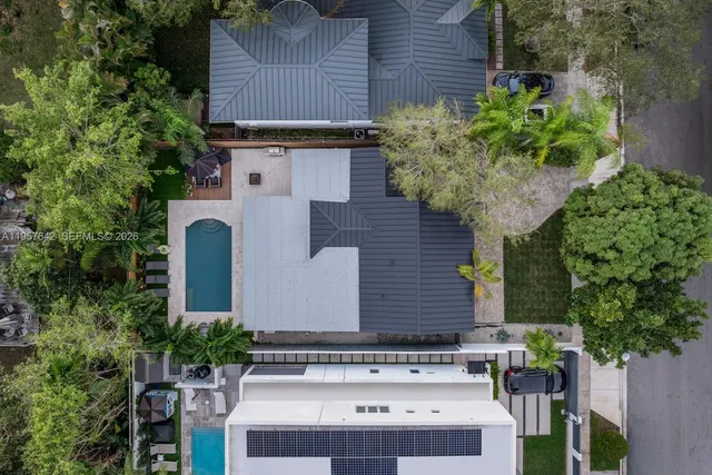 a view of an outdoor space and deck with patio