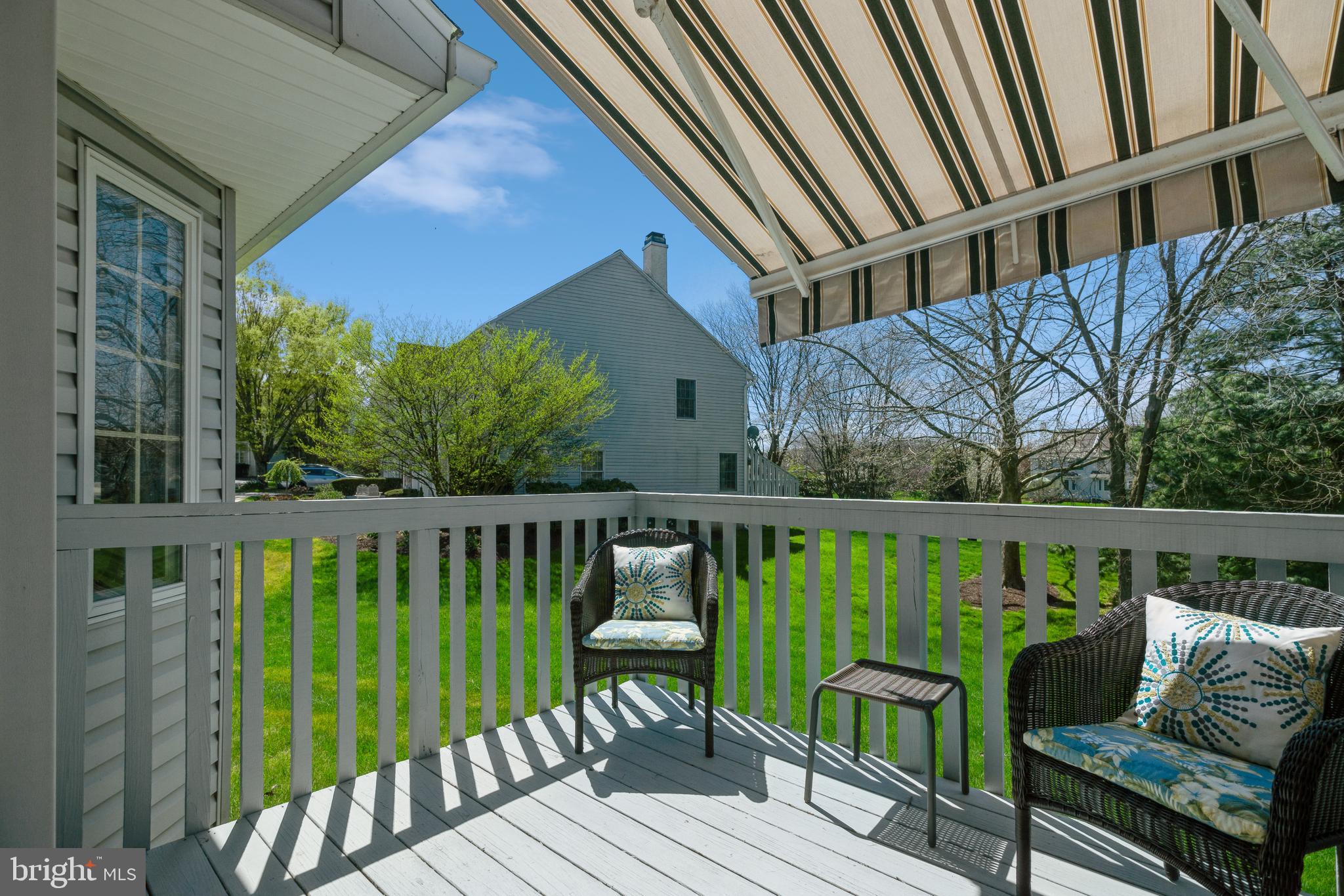 20 Buttonwood Drive Exton, PA 19341 - Photo 4 of 19 Deck w retractable awning