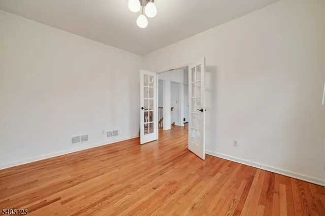 wooden floor in an empty room