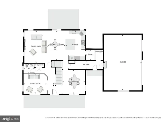 a picture of a floor plan