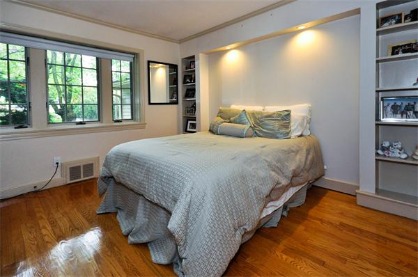 12 Ferncroft Road Newton, MA 02468 - Photo 17 of 24 a bedroom with a bed and a large window