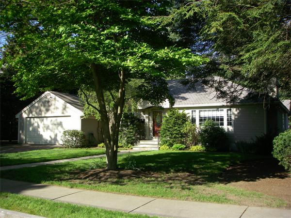 12 Ferncroft Road Newton, MA 02468 - Photo 21 of 24 a front view of a house with a yard