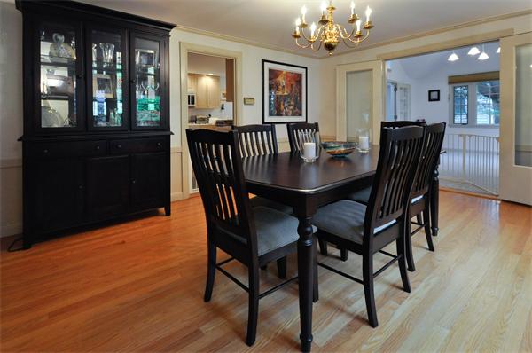 12 Ferncroft Road Newton, MA 02468 - Photo 5 of 24 a view of a dining room with furniture window and wooden floor