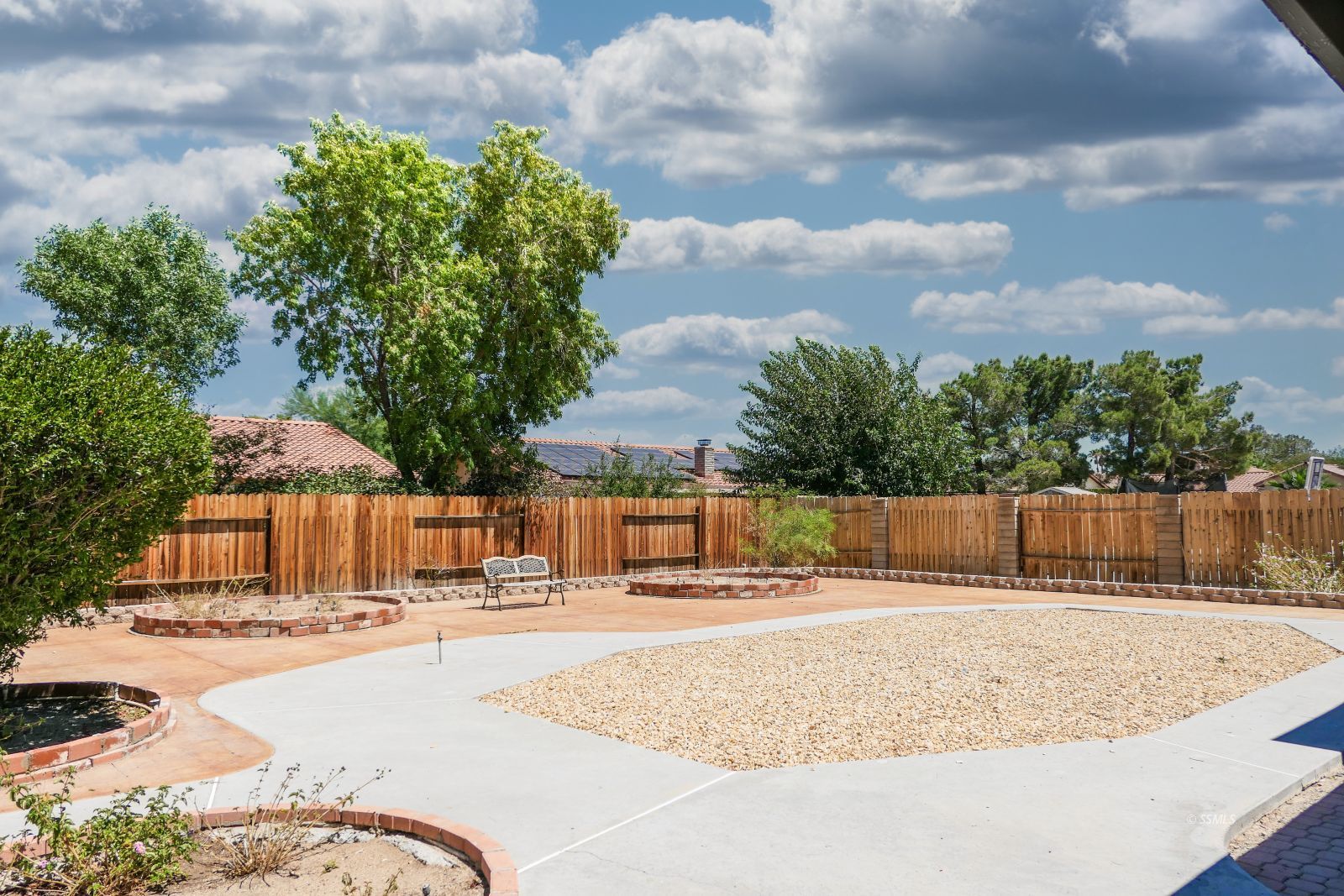 736 West Howell Avenue Ridgecrest, CA 93555 - Photo 47 of 50 a swimming pool with outdoor seating and yard