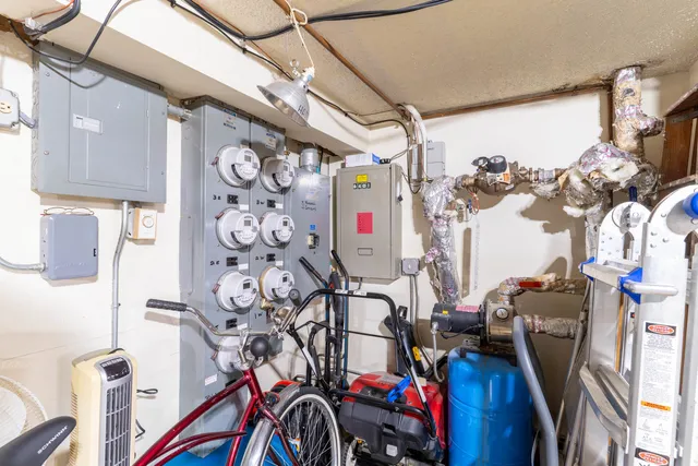 a view of storage and utility room