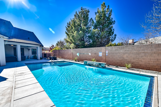 1283 North Gallen Road Santa Clara, UT 84765 - Photo 57 of 103 View of pool featuring patio surround and a fenced backyard