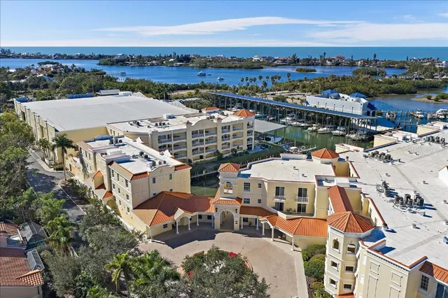a view of city with ocean