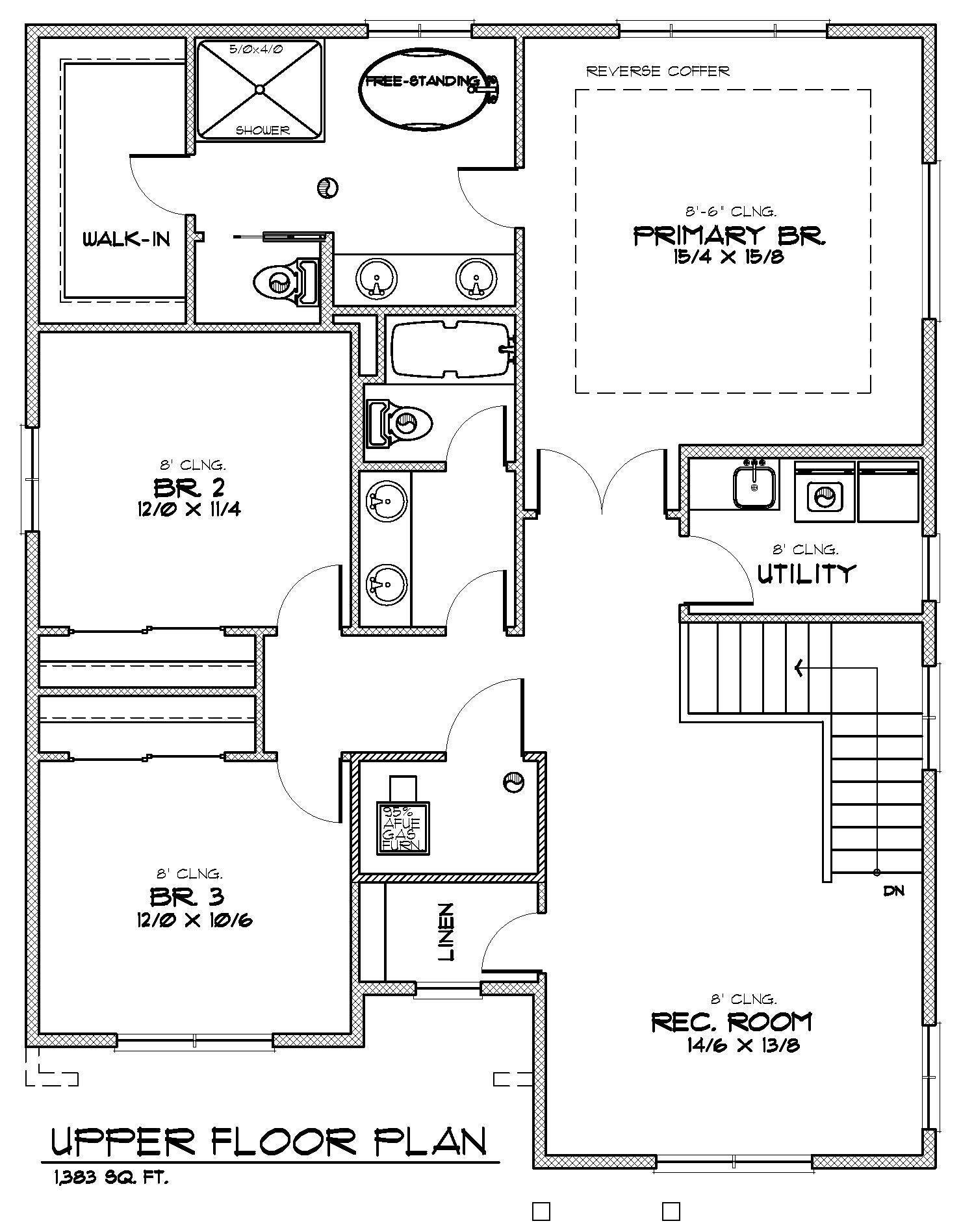 20178 Roper Lane, Unit LOT 17 Bend, OR 97703 - Photo 26 of 26 Upper Floor Plans