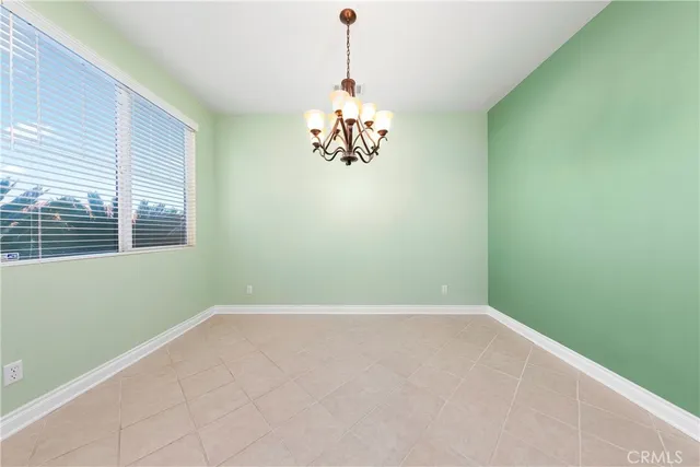 a window in an empty room