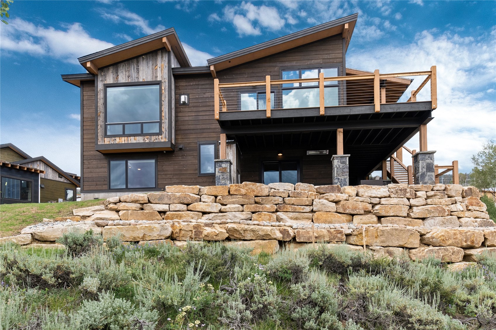 356 Angler Mountain Ranch Road Silverthorne, CO 80498 - Photo 35 of 35 Back view of another completed home Summer 2022.