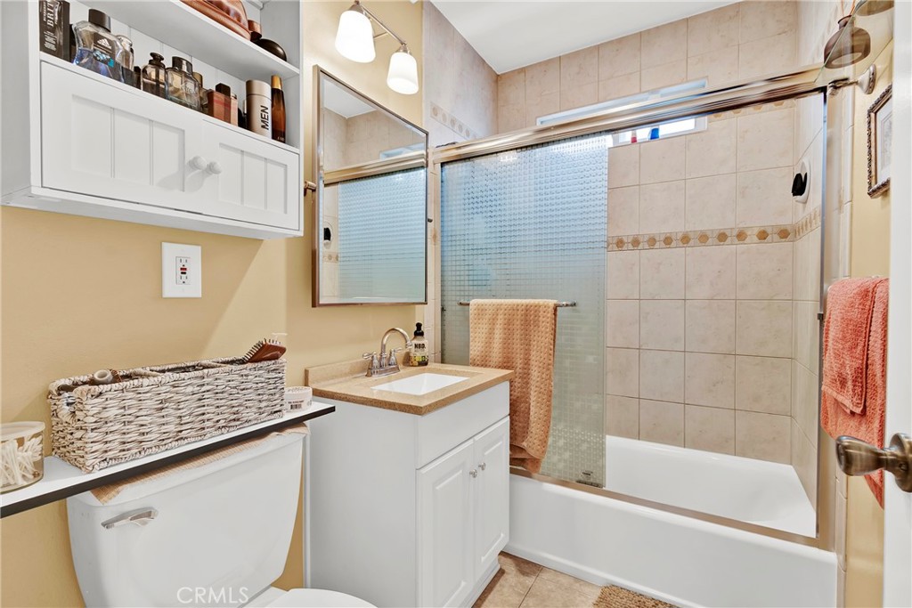 2501 Deodar Street Santa Ana, CA 92705 - Photo 25 of 43 a bathroom with a sink and a mirror