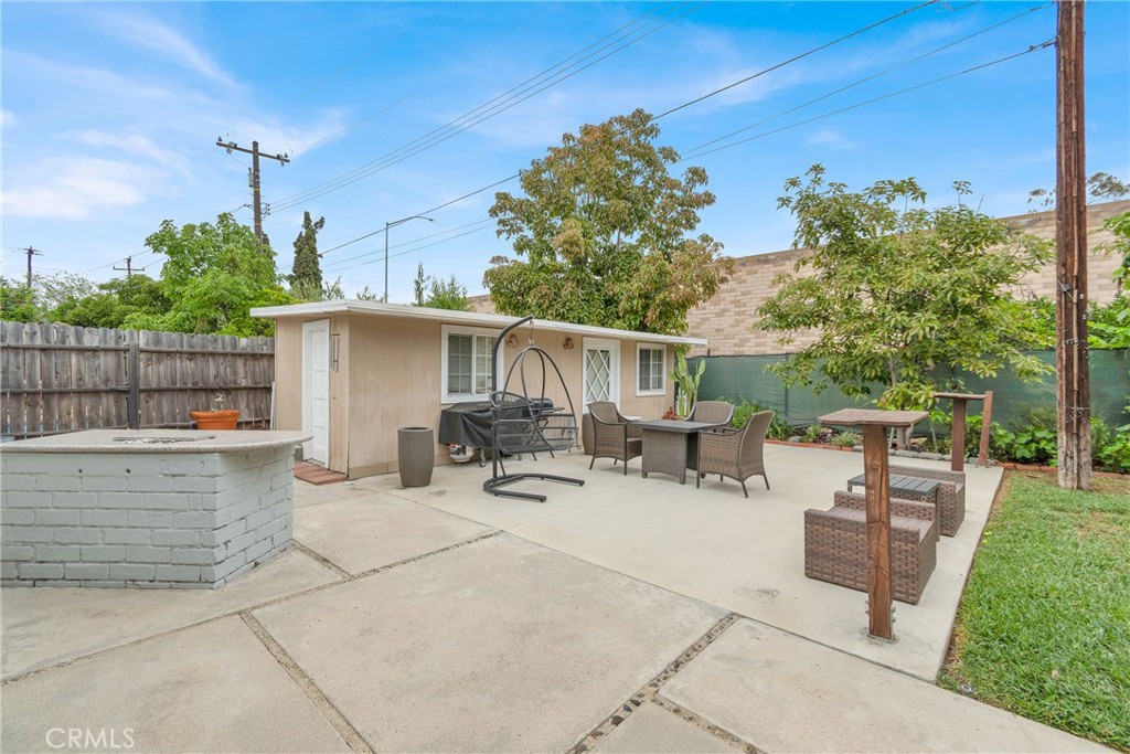 2501 Deodar Street Santa Ana, CA 92705 - Photo 33 of 43 a view of backyard with sitting area