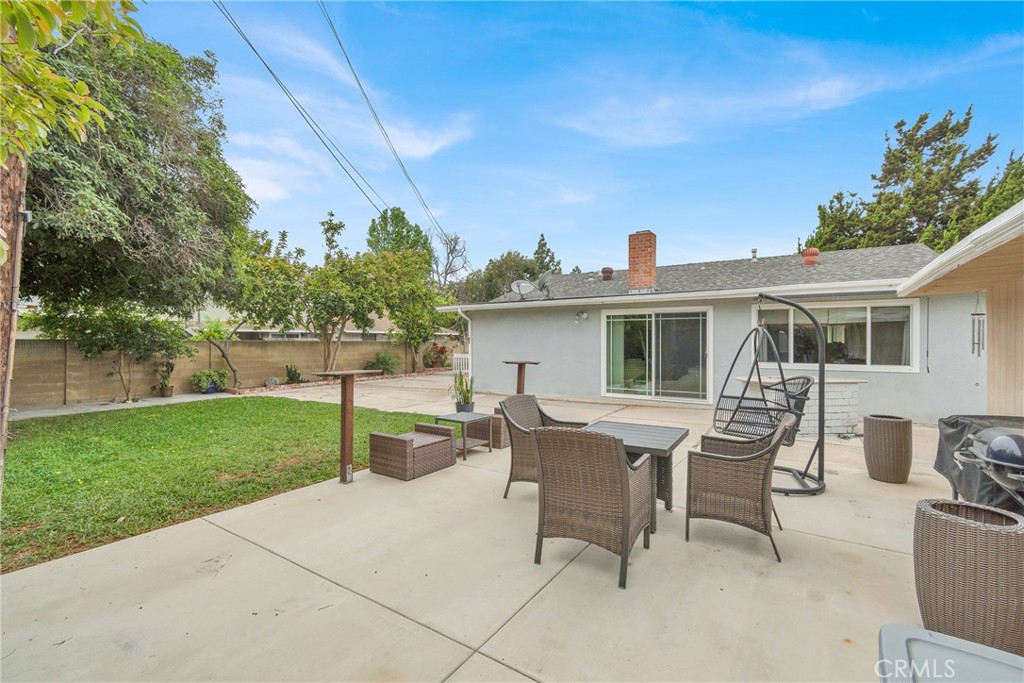 2501 Deodar Street Santa Ana, CA 92705 - Photo 35 of 43 a view of a house with backyard sitting area and garden