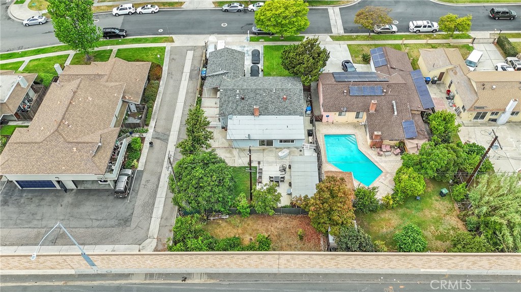 2501 Deodar Street Santa Ana, CA 92705 - Photo 40 of 43 an aerial view of multiple houses with a yard