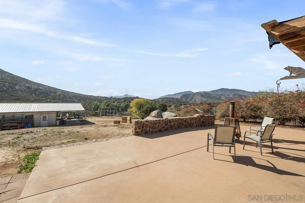 18995 Highway 94 Dulzura, CA 91917 - Photo 40 of 55 a view of a terrace with sitting area