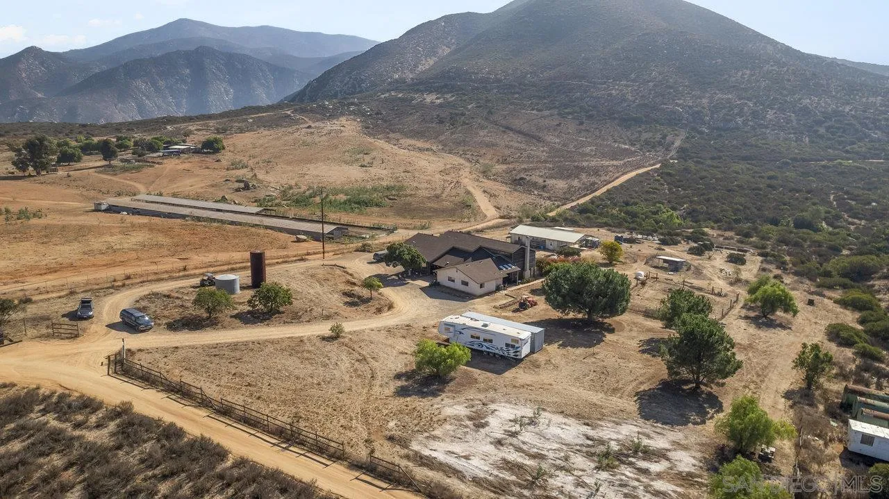18995 Highway 94 Dulzura, CA 91917 - Photo 52 of 55 a view of a backyard with wooden fence
