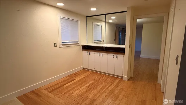 a view of front door