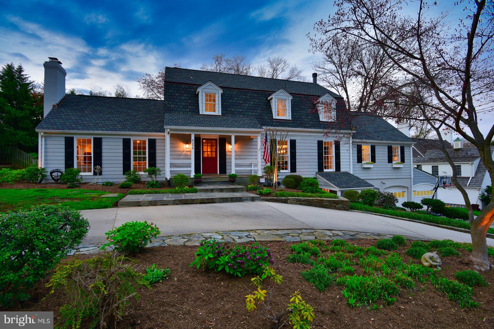 8206 Burning Tree Road Bethesda, MD 20817 - Photo 1 of 37 Welcoming front exterior