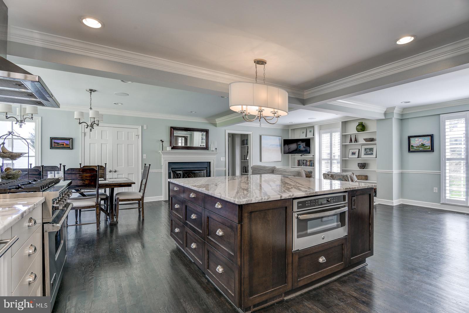8206 Burning Tree Road Bethesda, MD 20817 - Photo 11 of 37 Large center island is focal point of room