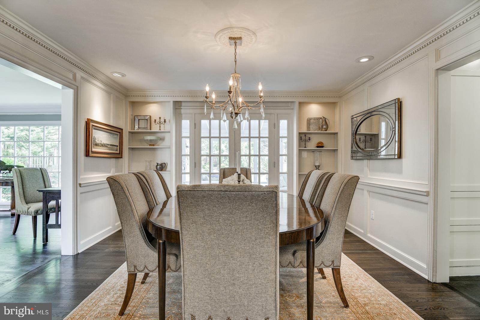8206 Burning Tree Road Bethesda, MD 20817 - Photo 6 of 37 Formal Dining provides access to screened porch