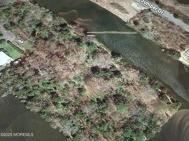 a view of a yard with a lake