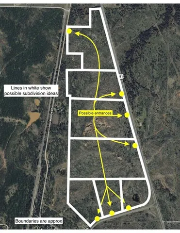 a view of lake with green space