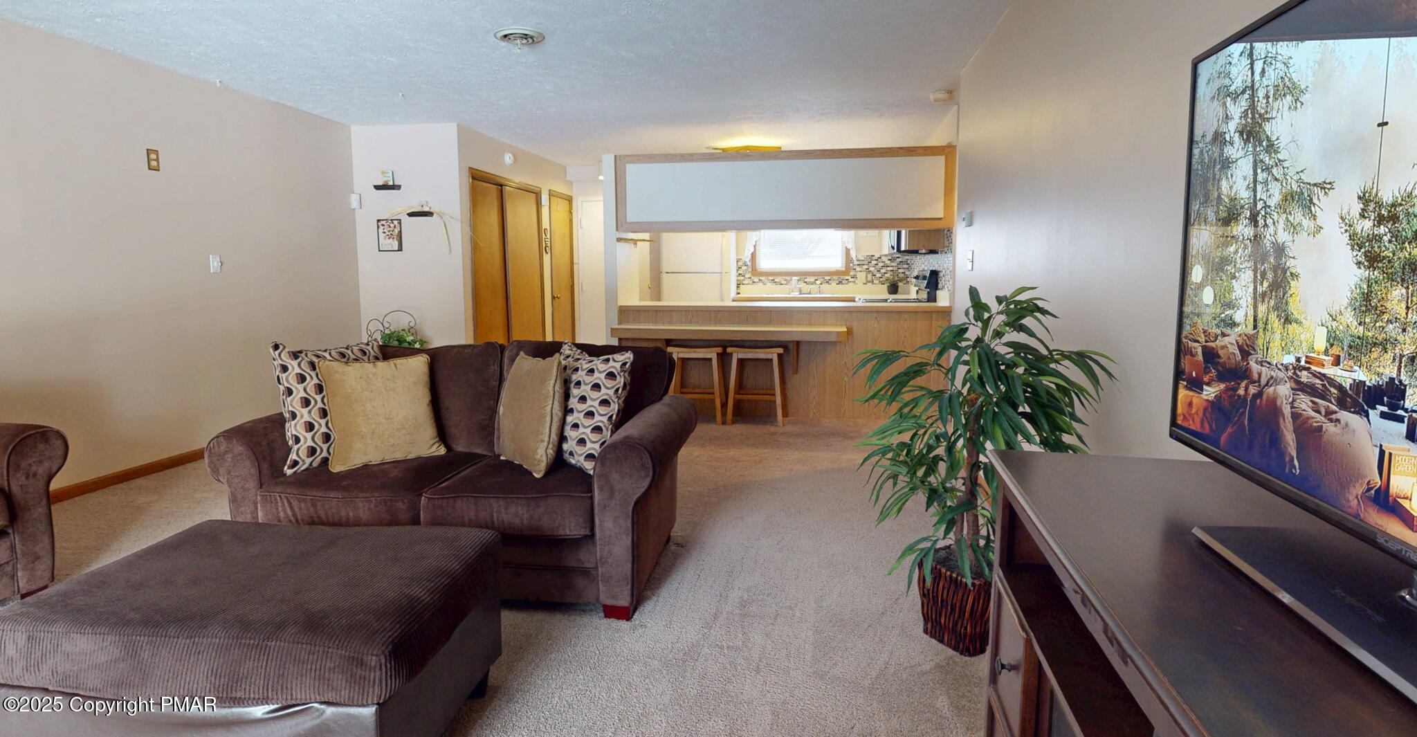 130 Foxfire Drive, Unit 103 Mount Pocono, PA 18344 - Photo 18 of 38 a living room with furniture and a potted plant