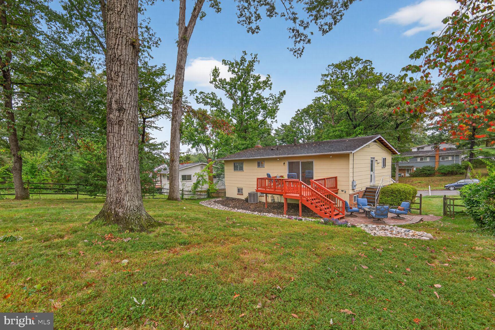 4618 Twinbrook Road Fairfax, VA 22032 - Photo 22 of 24 a view of a house with backyard and sitting area