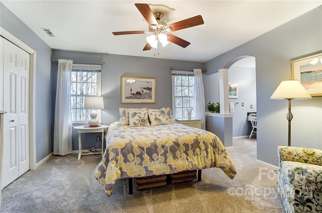 1517 Helms Shortcut Road Monroe, NC 28112 - Photo 25 of 45 a bedroom with a bed and window