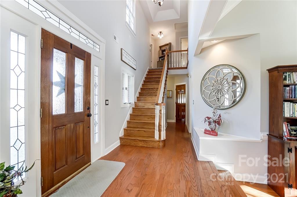 1517 Helms Shortcut Road Monroe, NC 28112 - Photo 5 of 45 a view of a hallway with wooden floor and entryway