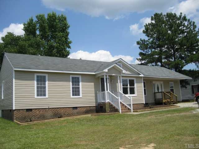 602 River Road Selma, NC 27576 - Photo 1 of 6 STICK BUILT lovely ranch with vinyl siding and fenced back yard.